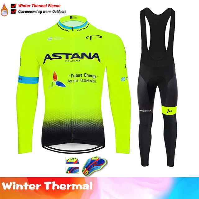 

2022 Winter Cycling Jersey Set Men Fleece Racing Bike Cycling Suit Mountian Bicycle Ropa Ciclismo Warm Cycling Clothing