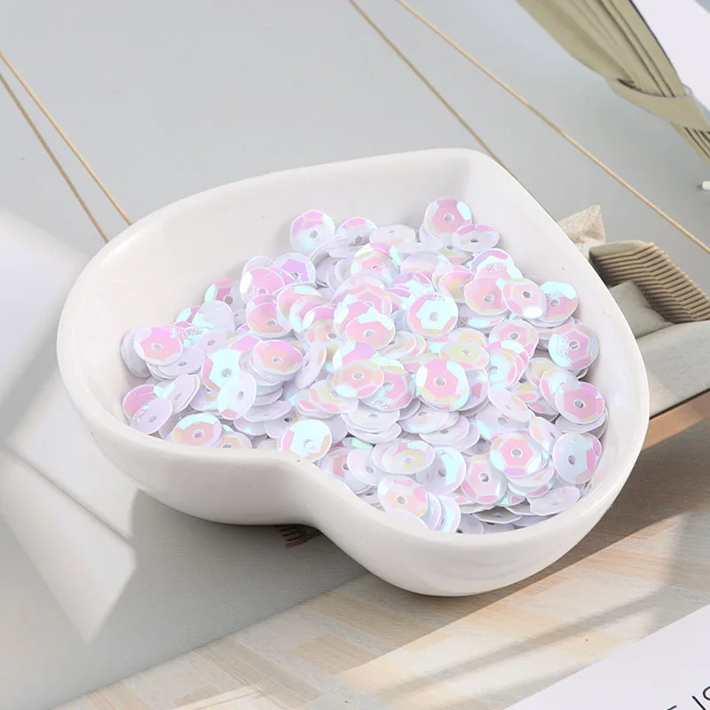 Круглая пайетка из ПВХ размер 4 мм 5 6 8 мм|Блестки| |