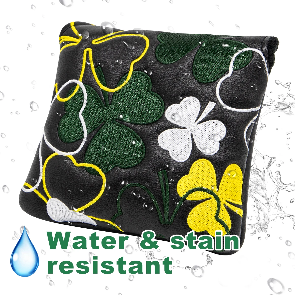 Чехол для клюшки гольфа чехол премиум-класса из искусственной кожи с