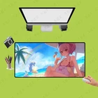 XGZ высокое качество милые аниме девушки пляж Солнечный голубое небо красивый коврик для мышки в стиле аниме Лидер продаж оптовая продажа игровой коврик мышь