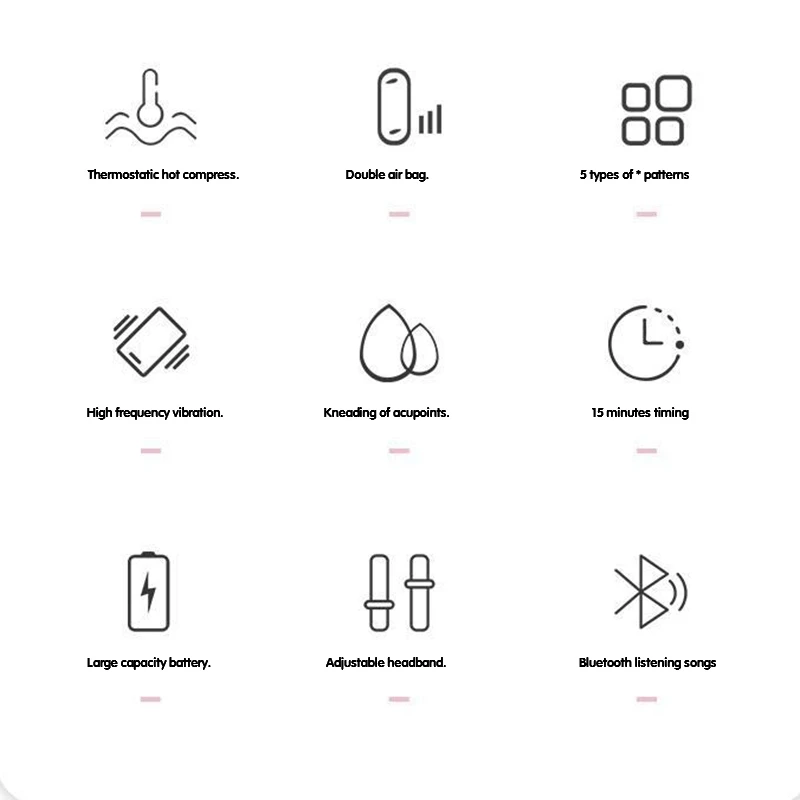 売却 Bluetoothスマート振動アイマッサージャー目のケアホット圧縮misic折りたたみアイケアマッサージャー