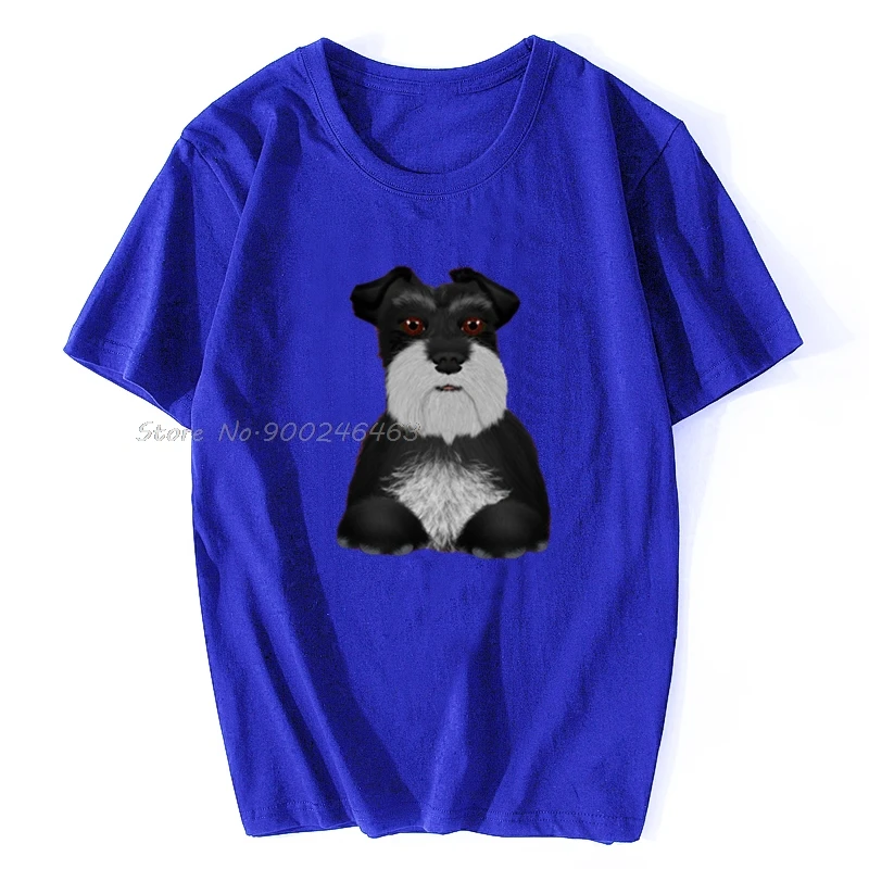 Мужская футболка GHG Miniature Schnauzer Beta Signed женская хлопковая топы в стиле хип-хоп Harajuku