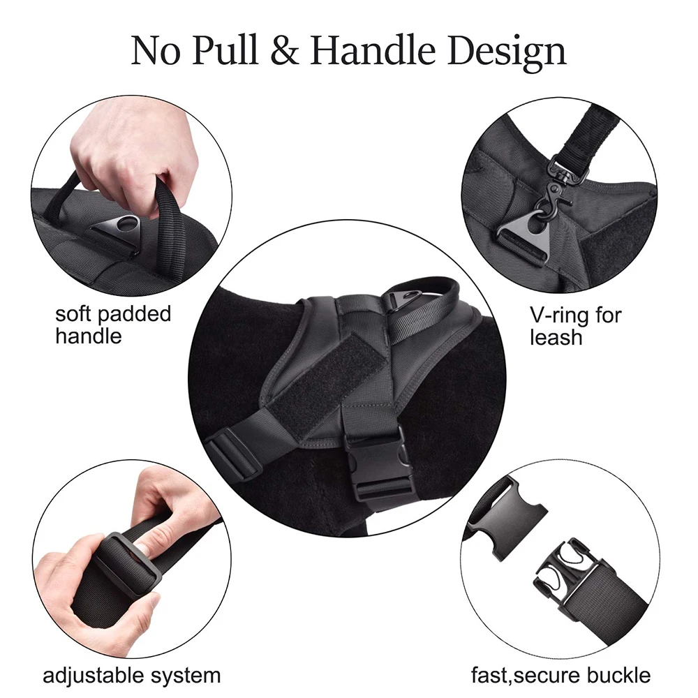 Тактический ошейник для собак K9 2 шт. домашних животных маленький большой военный