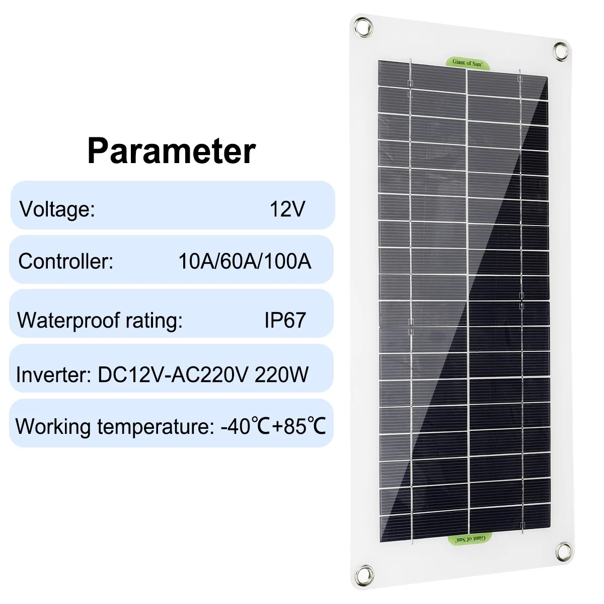 Комплект солнечных панелей 1000 Вт инвертор солнечной энергии солнечная панель