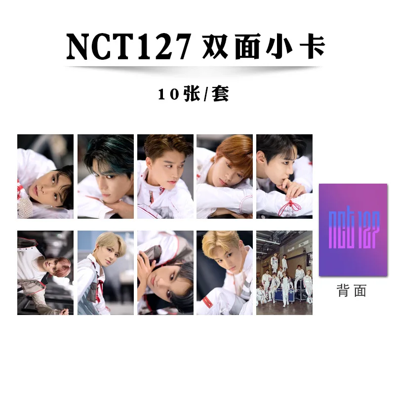 8 шт./компл. NCT127 фото карта мод новый альбом Фотокарта Высокое качество HD Kpop NCT 126