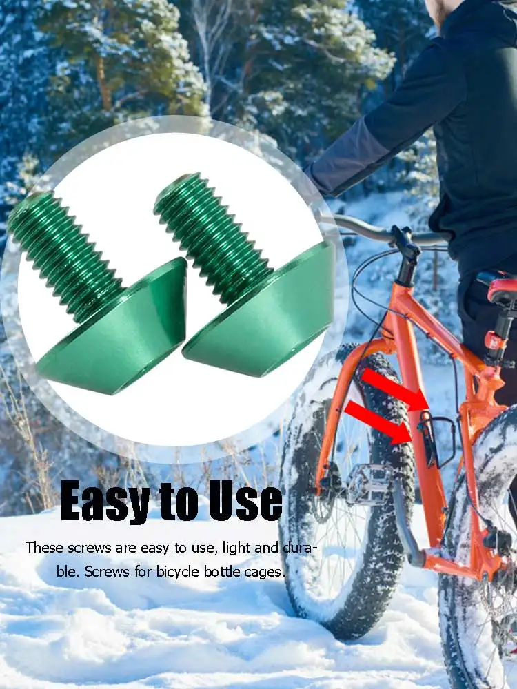 M5 * 10 держатель для бутылки из алюминиевого сплава велосипеда винты горного и