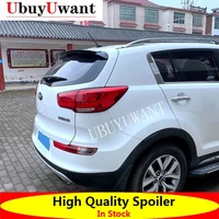 rear roof lip spoiler for kia sportage r 2010 2017 abs color car tail wing decoration hatchback spoiler
