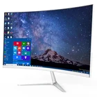 Белый ЖК-монитор с изогнутыми краями, 27 дюймов, 144 Гц, игровой монитор с широким углом обзора, тонкий компьютерный монитор с разрешением 4K