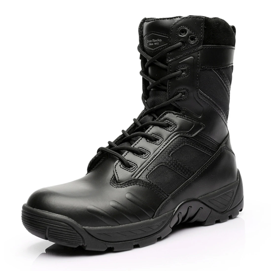 Workerkit Waterproof Puncture-proof Cowhide Tactical Boots Outdoor Hunting Combat Boots for Men