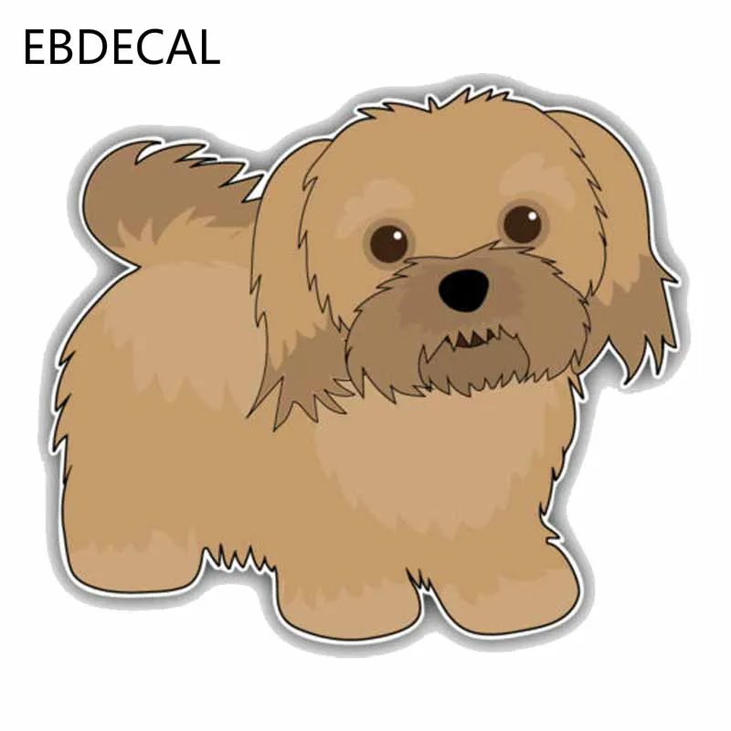 Наклейка на стену с изображением собачек забавных животных домашних модниц для