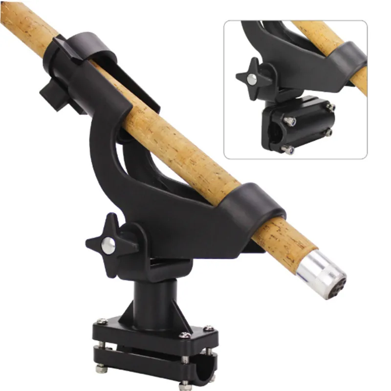 

Держатель для рыбалки в катере, вращение на 360 градусов, регулируемый замок, стойка для удочки, складной держатель