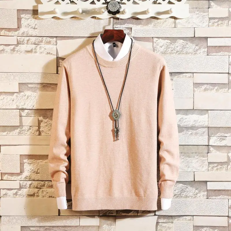Light pink 18 цветов кашемировые свитера мужские пуловеры осенне-зимняя одежда hombre pull homme hiver man свитера trui heren roupas мужской свитер - Цвет: Light pink