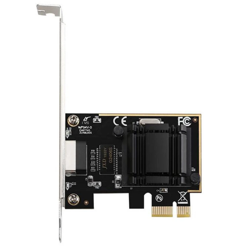 Компьютерная шина PCI E Gigabit Ethernet сетевой карты 10/100/1000 Мбит/с RJ45 адаптер Express