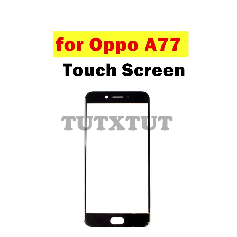 Для Oppo A77 сенсорный экран стеклянная Сенсорная панель передняя дигитайзер
