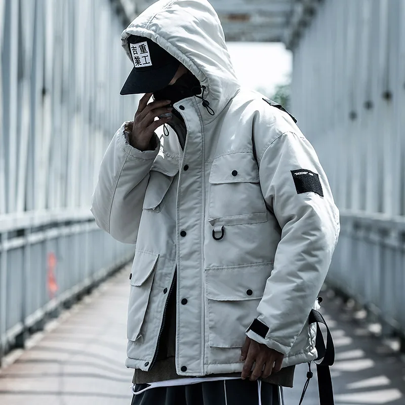 Черные мужские куртки карго американского размера уличная Военная тактическая