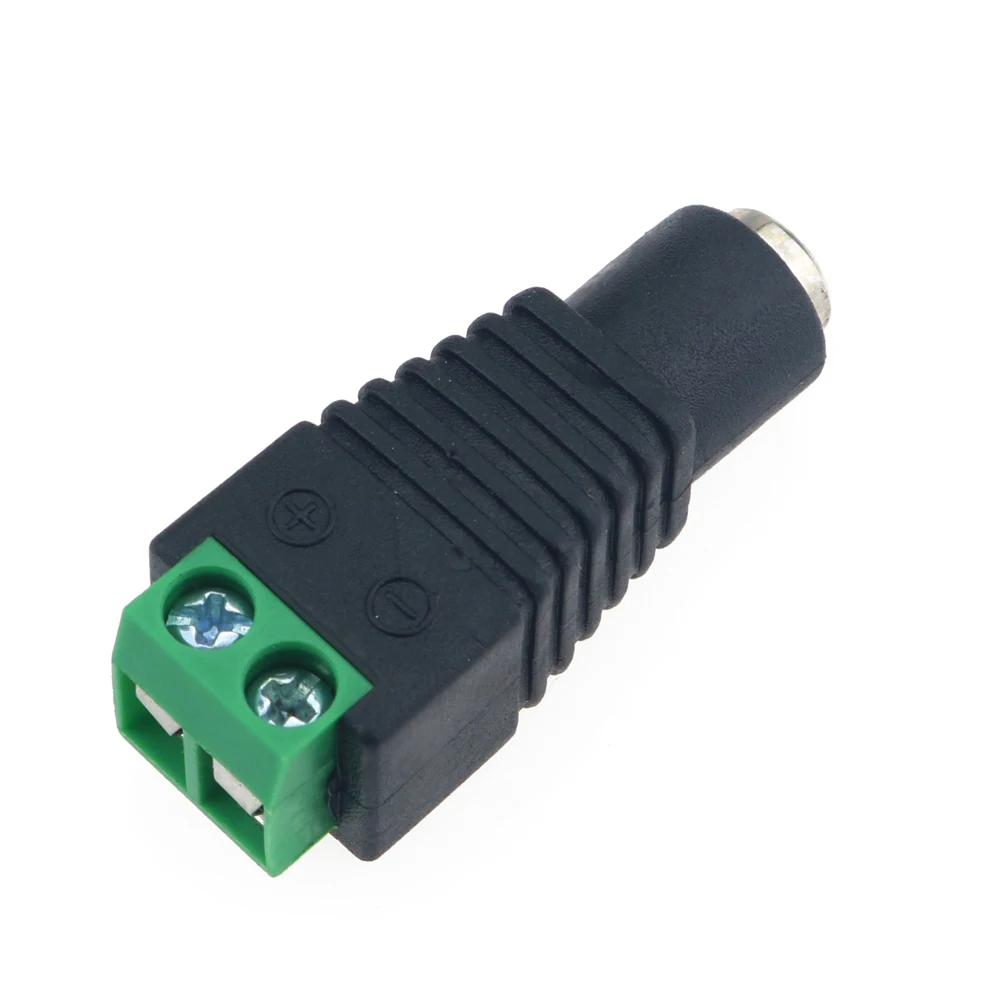 YuXi 12V DC Power Male Female Jack Adapter Plug Video Balun Converter BNC Connector for Led Strip Light Camera | Компьютеры и офис