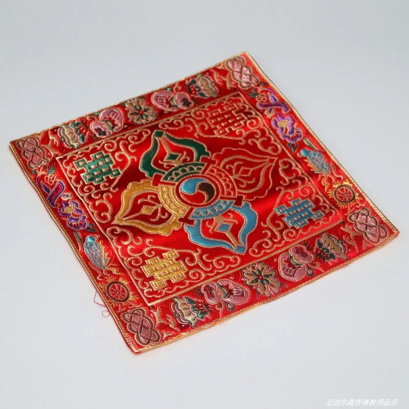 

8 благоприятных крест Ваджра колокольчики и пестик колодки Dharma необходимые части для ремонта 21*22 см разные цвета на выбор