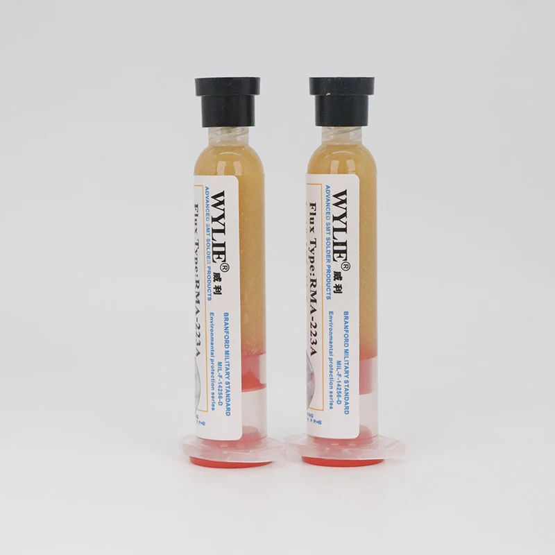 

Wylie 10cc RMA-223 WL-559-ASM Soldering Paste Flux Grease No-Clean Flux For BGA PCB Solder Welding Advanced Oil Repair Tools