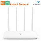Wi-Fi роутер Xiaomi Mi Router 4, повторитель сигнала Wi-Fi 1167 Мбс, два ядра, два диапазона 2, ГГц и 5 ГГц 802.11ac, четыре антенны, беспроводные роутеры с управлением через приложение
