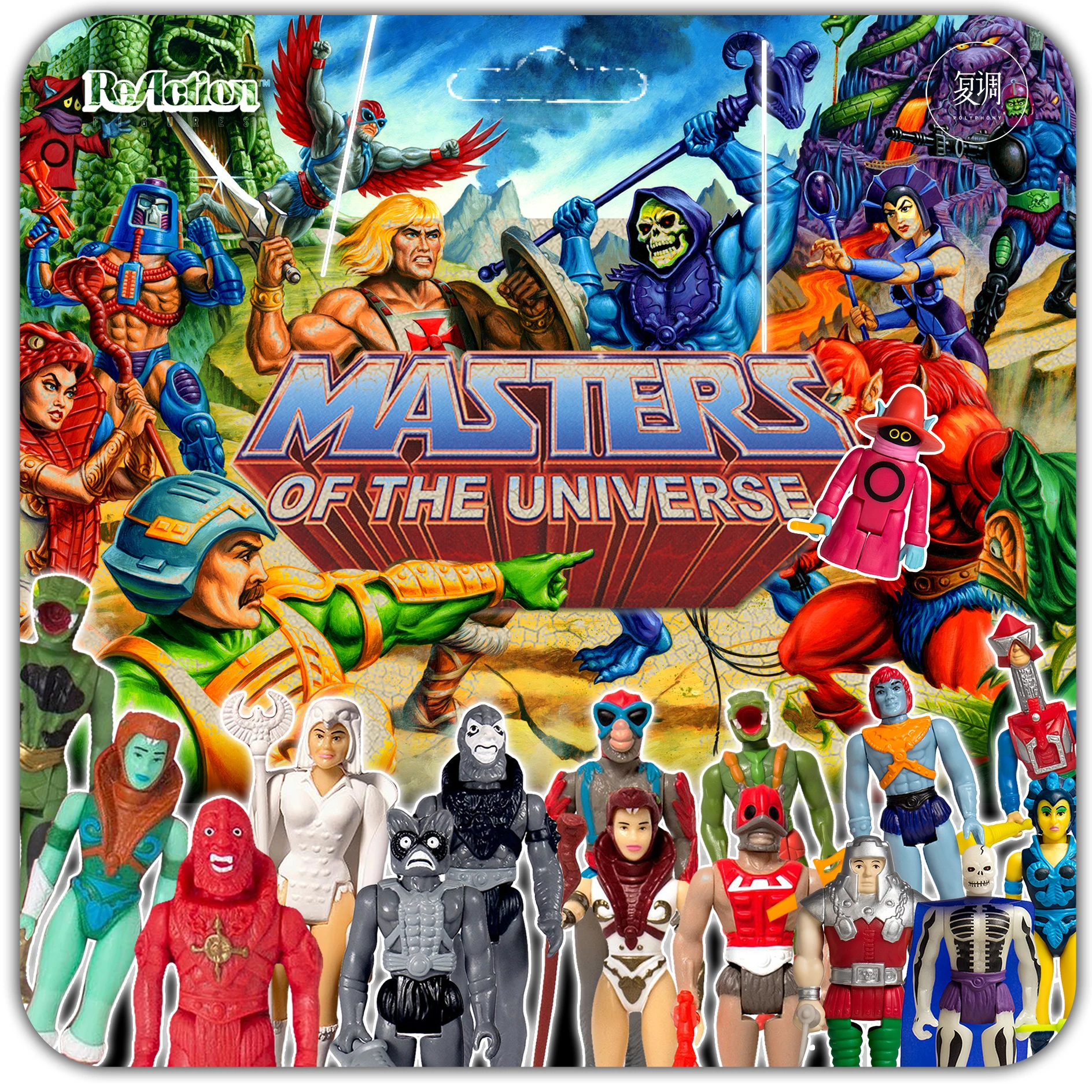 

Master of The Universes Teela Ram Man Mer-Man Hordak Vintage Card and Joints Movable Action Figure Model Limited Collection