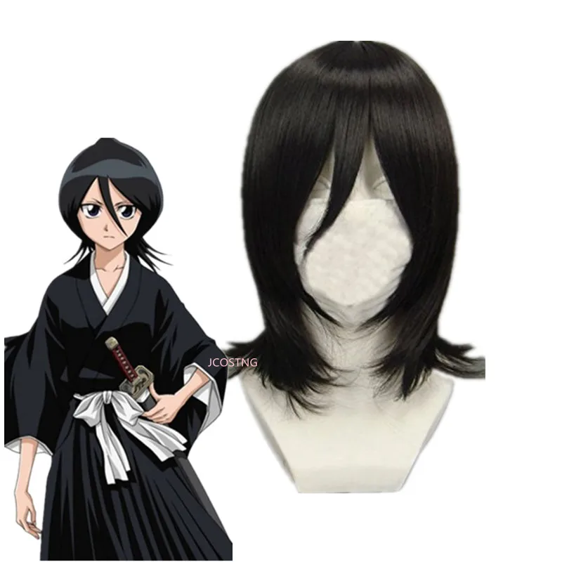 Новый костюм для косплея из аниме отбеливатель Рукия парики и кимоно комплекты