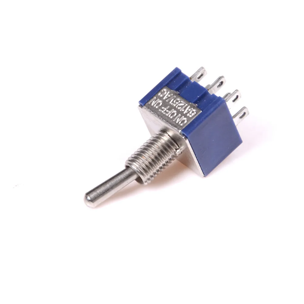 ZLinKJ 5 шт./лот AC 125V/6A ВКЛ-ВЫКЛ 3-контактный 3-позиционный мини-выключатель |