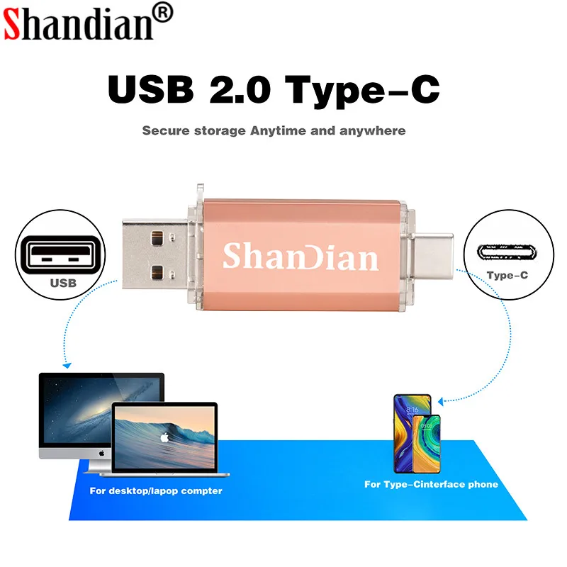 SHANDIAN USB флеш накопитель 4 ГБ 8 16 32 64 ГБ|USB флэш-накопители| |