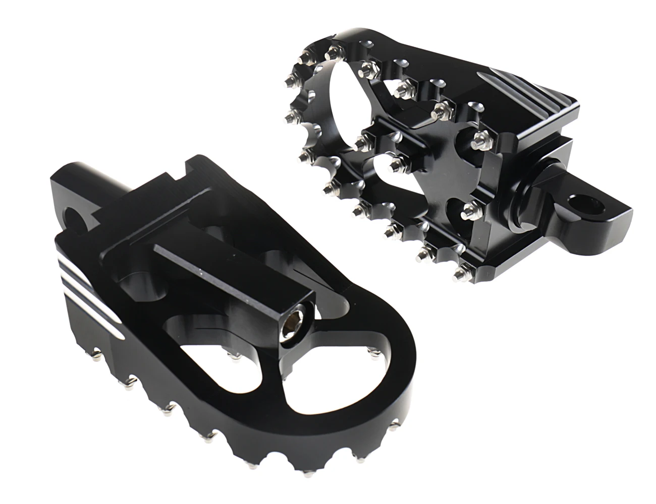 Черные вращающиеся подножки для кросса по индивидуальному заказу Chopper колышки