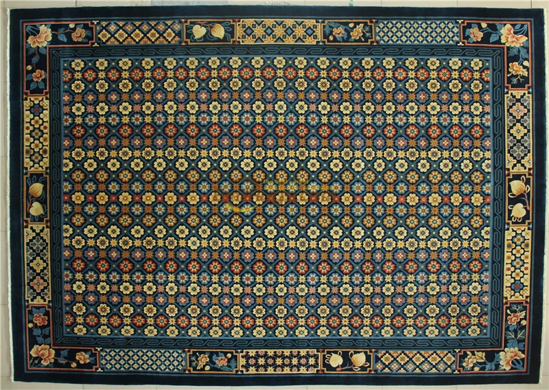 Goede Hand Made Franse Savonnerie Wollen Kleed Elegante Franse Savonnerie Gebied Tapijt Handgeknoopte Tapijt Woonkamer Museum