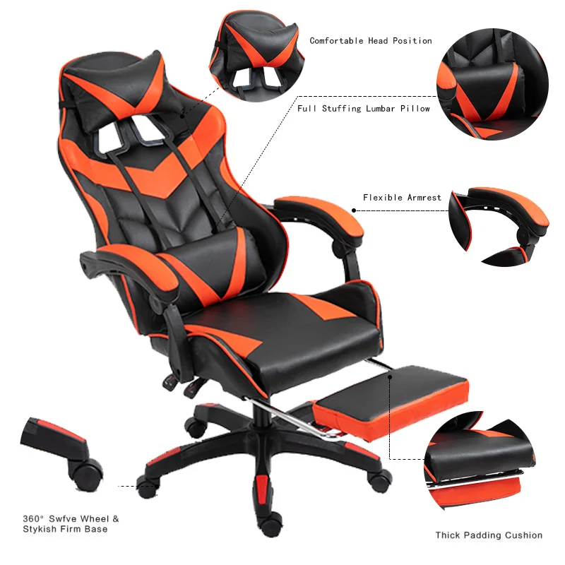 WCG Game Chair Computer Internet Bar Massage | Мебель
