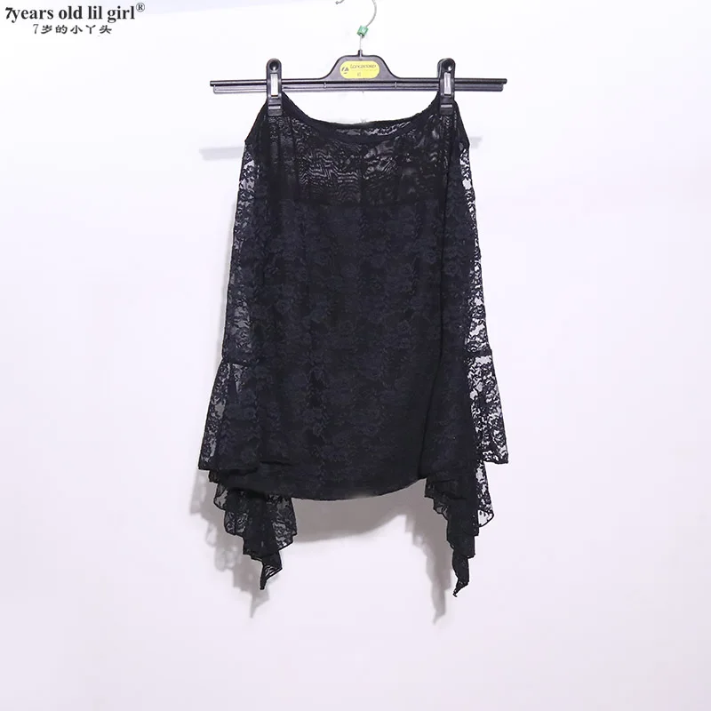 Новый испанский танец рубашка Flamengo рюшами танцевальный костюм Для женщин