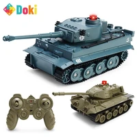 doki q85 rc tank model 2 4g remote control programmable crawler tank sound effects military tank 130 rc car toy for boys