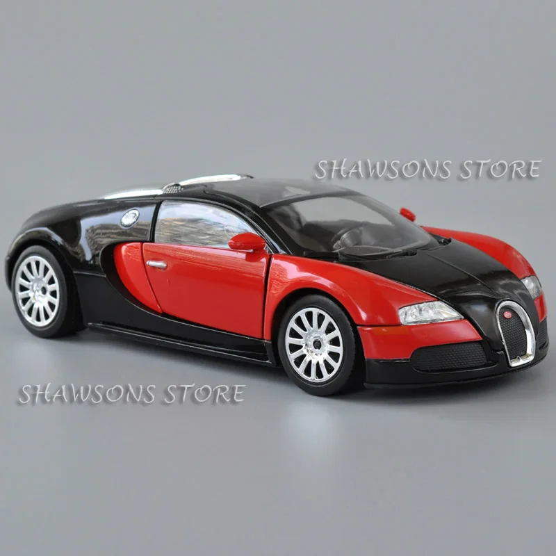 Модель спортивного гоночного автомобиля Bugatti Veyron 1:24 литый под давлением