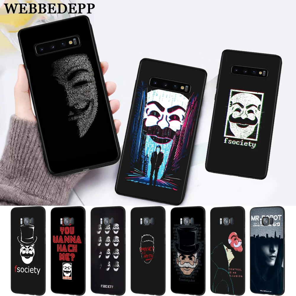 WEBBEDEPP Mr силиконовый чехол для Samsung S6 Edge S7 S8 Plus S9 S10 S10e M10 M20 M30 M40|Бамперы| |