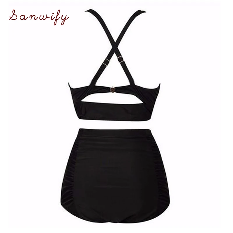 

Sexy Large Size Fat Woman Bikini 2020 Swimsuit Women Bikini Swimwear Push Up Set High Waist Swimming Suits For Bathing