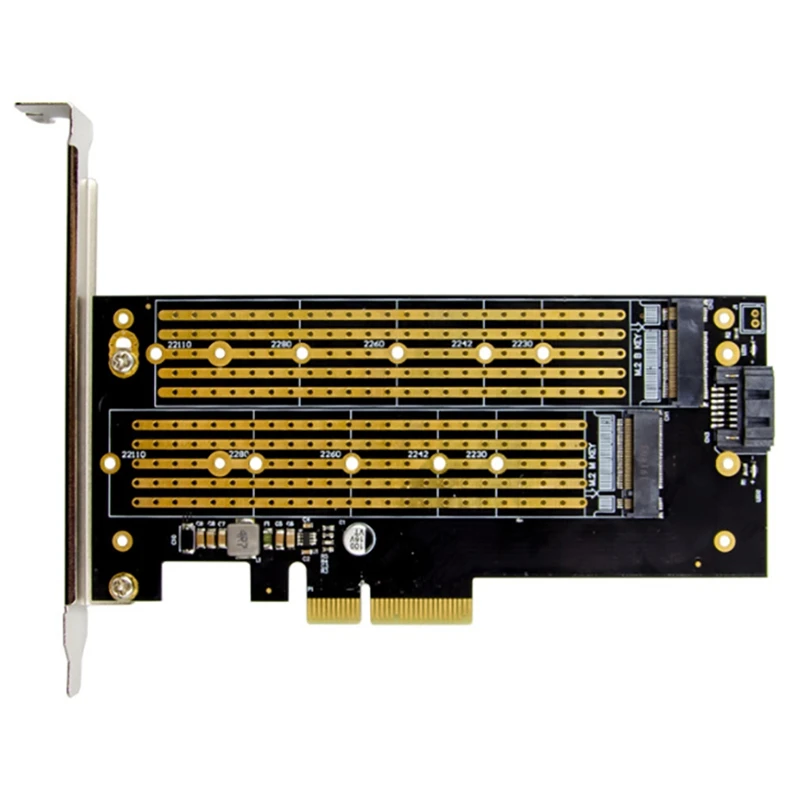 

Плата расширения PCI-E X4 M.2 B & M Key NVMe SSD Sdapter PCIe M.2 NVMe SSD для ПК