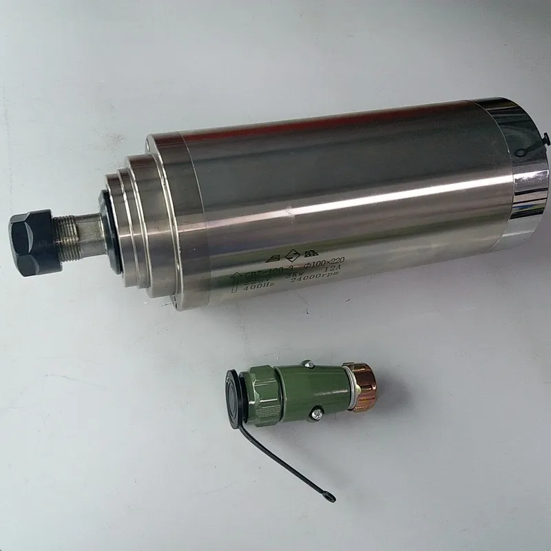 4.5KW ER20 24000 об/мин 100 мм 220v мотор шпинделя с водяным охлаждением высокой точности