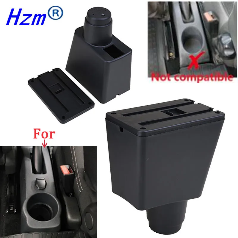 For Renault Logan Armrest Sandero 2 2018 Car box Interior special Retrofit Center Storage USB interfac |