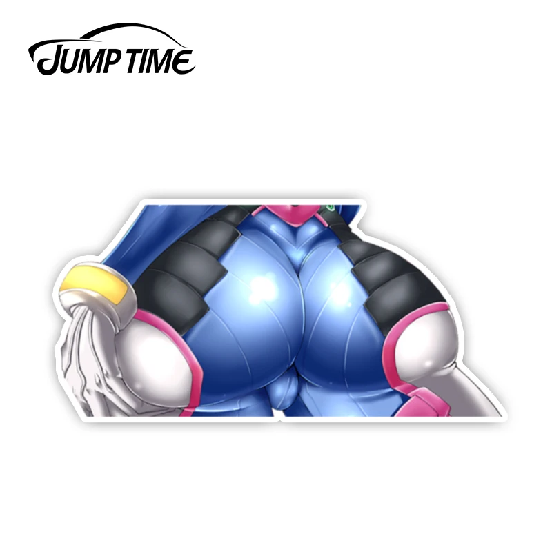 Время скачка 13 см x 6 2 Автомобильная наклейка s аниме Overwatch смешная для стайлинга