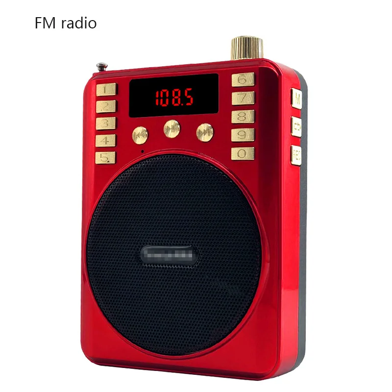 QS305 с 3 аккумуляторами 18650 Bluetooth Мегафон динамик TF USB FM радио функция звукозаписи