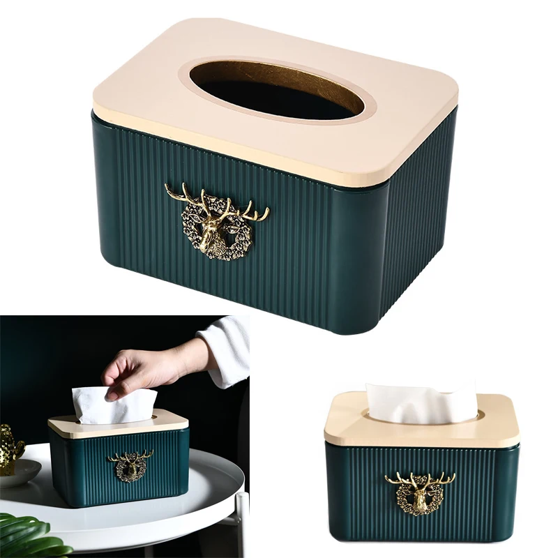 

Коробка для салфеток Elk для гостиной и спальни, креативная съемная коробка для салфеток, коробки для туалетной бумаги, держатель для салфето...