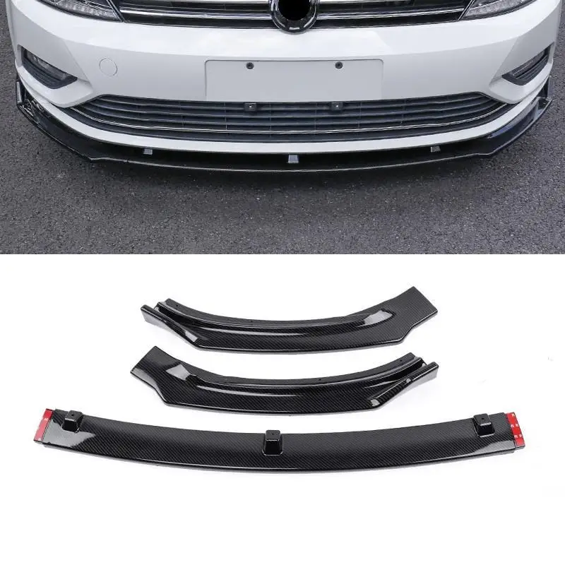 MODEL S Наклейка, защита, стильный бампер, модификация, автомобильный протектор, Parachoques, авто Стайлинг, молдинги 15 16 17 для Volkswagen Lamando - Цвет: MODEL S