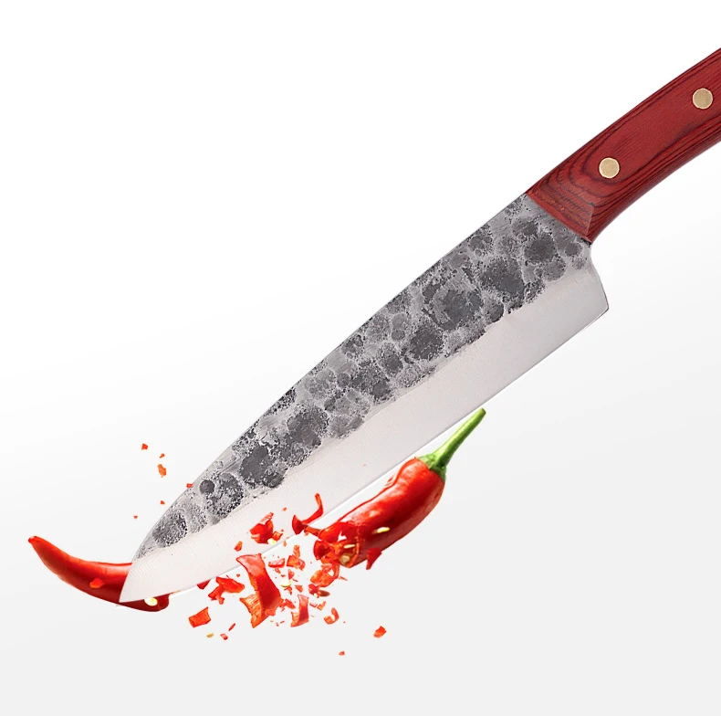 Ручная ковка острый и прочный китайский старинный кованый процесс сборка одного