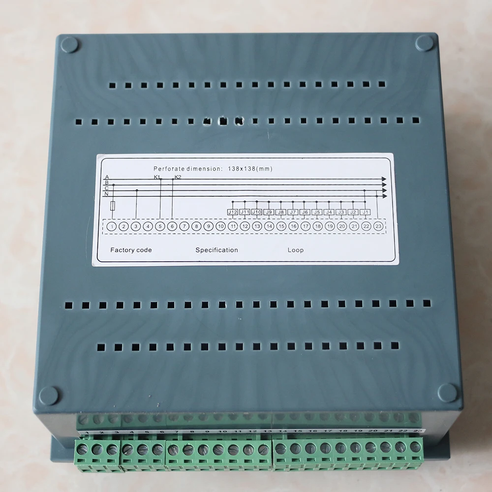 JKW58 / PFR-12 интеллигентая (ый) реактивной Мощность автокомпенсации контроллер 380 В 50