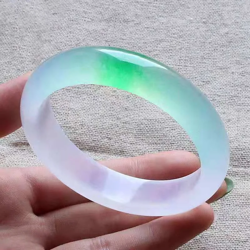 

Лидер продаж, натуральный нефритовый браслет ручной работы 54-62 мм, модные ювелирные изделия, аксессуары для браслета, подарки на удачу для мужчин и женщин