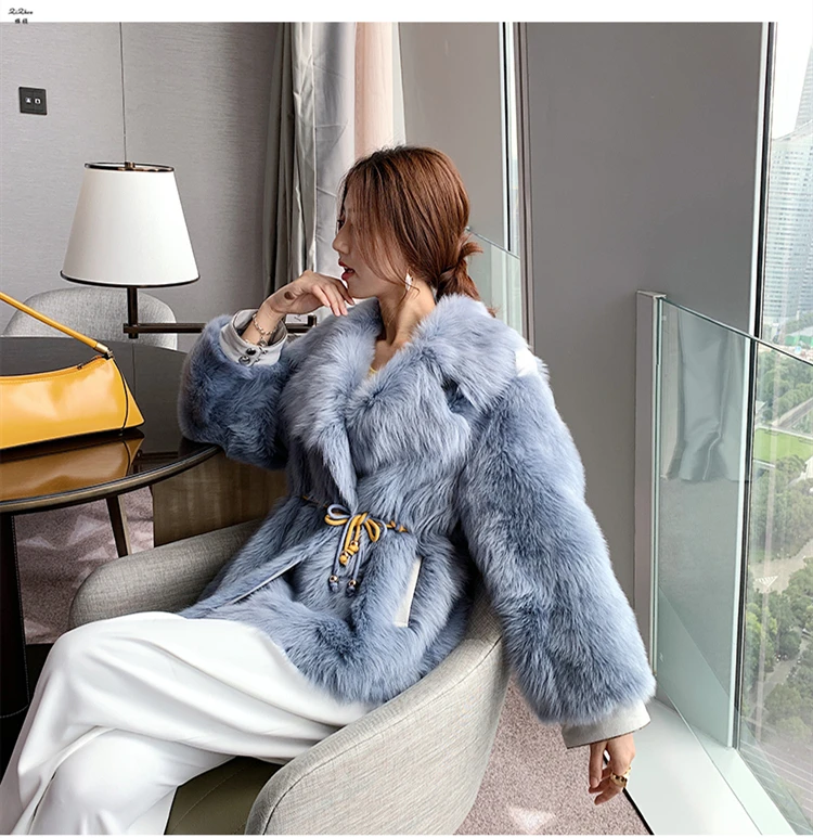 Верхняя одежда ZiZhen уличная куртка из Тосканы овчины и меха с коротким отложным