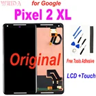 Оригинальный ЖК-дисплей для Google Pixel 2 XL, ЖК-дисплей кодирующий преобразователь сенсорного экрана в сборе, Замена для Google Pixel2 XL Pixel 2XL, ЖК-дисплей