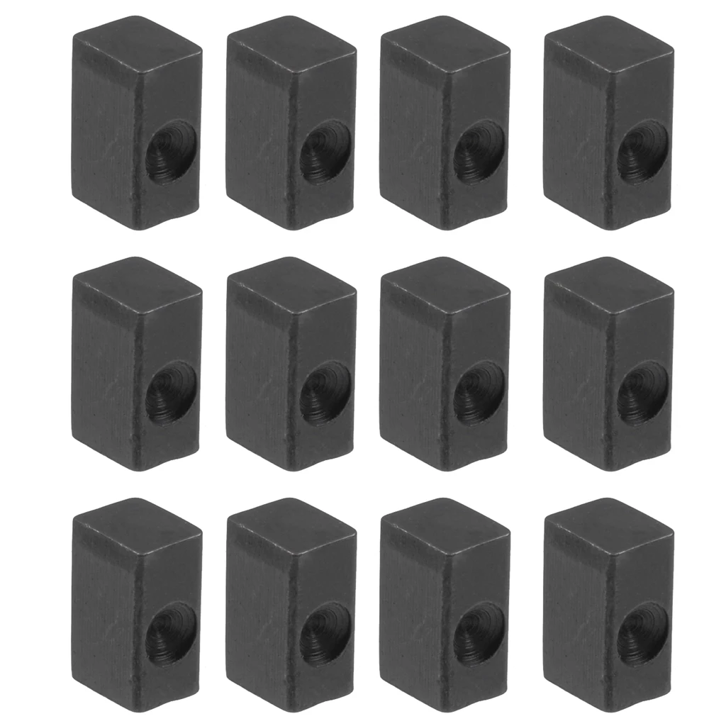 12 шт. электротрическая гитара тремоло мост седло вставка замок струна Железный