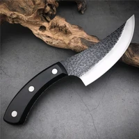 stainless steel kitchen boning knife handmade fishing knife meat cleaver outdoor cooking cutter butcher knife cutter gift sheath