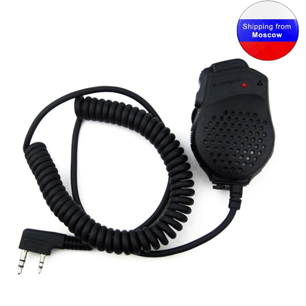 Baofeng UV82 динамик микрофон двойной PTT Микрофон для pofung walkie talkie UV-82 двухстороннее